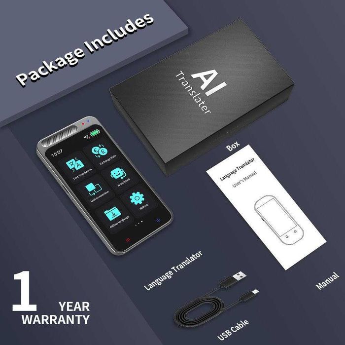 Новый 138 языков голосовой переводчик Z6