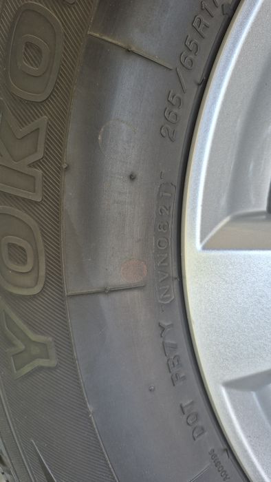 Шины yokohama  265 65 r17