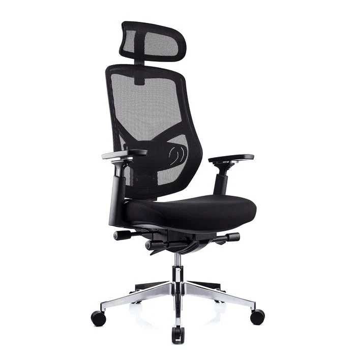 Ергономичен офис стол ChairPro 1000 HL - черен / Употребяван Стол