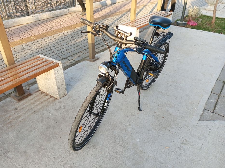 Почти новый электровелосипед скоростной.