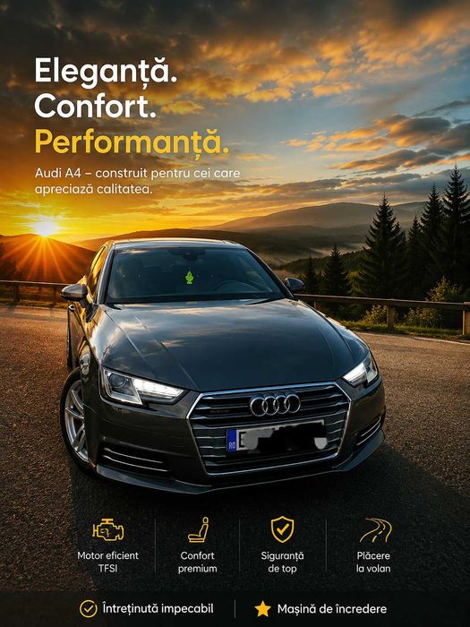 Audi A4 Avant B9 2.0 TDI 190 CP quattro S tronic, S line 2017, LED, MMI