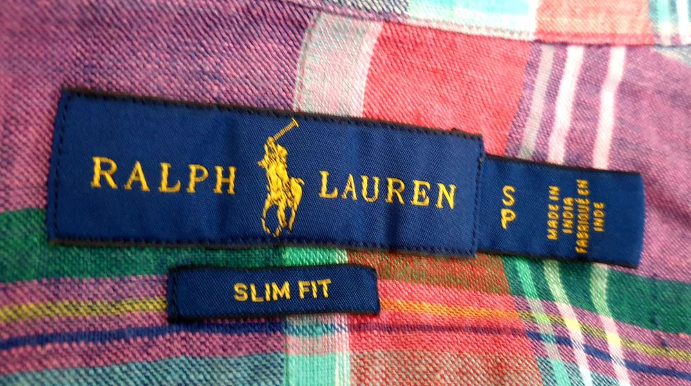 POLO Ralph Lauren Len/ Лен Slim Fit / S  ОРИГИНАЛ! Мъжка Ленена Риза