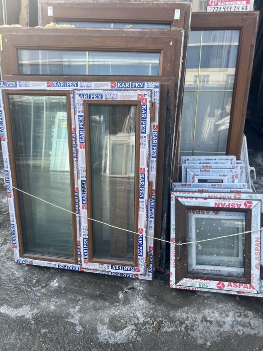 Продаю БУ окна и двери