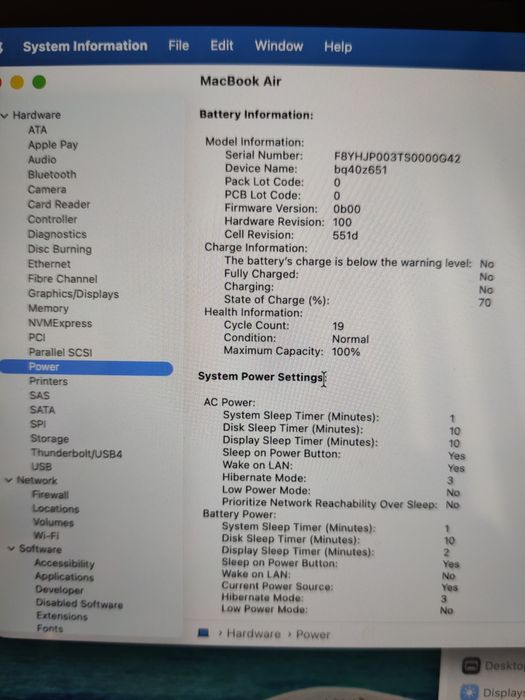 Macbook Air M4 13.6" 16gb 512ssd