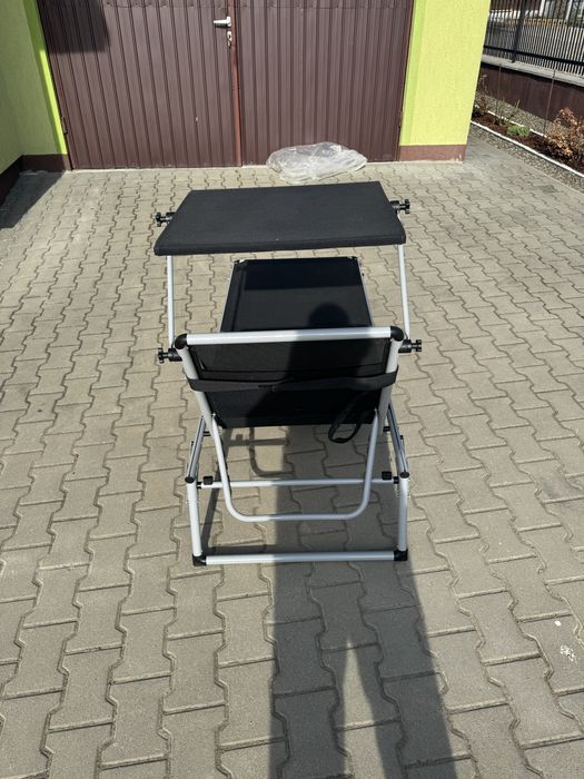 Sezlong din aluminiu pliabil 2 bucati!