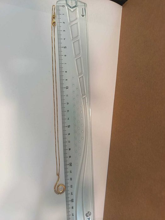(AG41) Colier aur, 18k B8222 Certificat de garantie