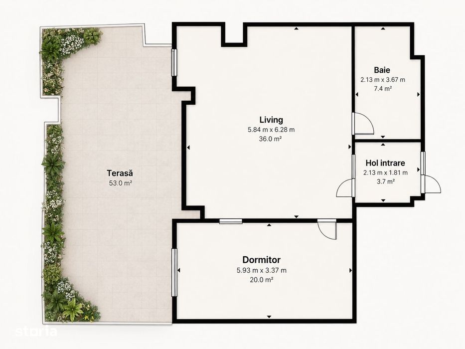 Șoseaua Nordului – Parc Herăstrău, 2 camere, Terasă, Parcare, Lux