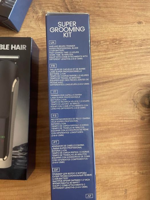 Безжична машинка за подстригване , Водоустойчива , 3 в 1 Тример