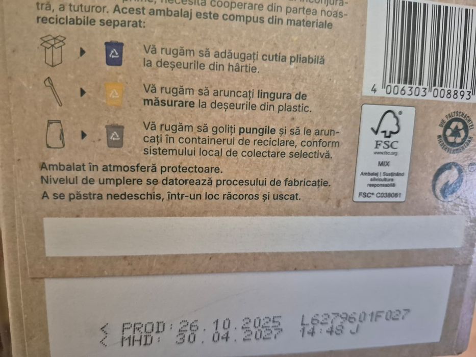 7 cutii Lapte praf Topfer 600 g