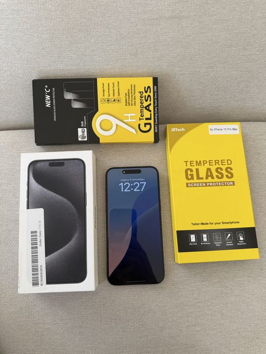 iPhone 15 Pro Max 256 eSIM | 86% Battery Health | Перфектен