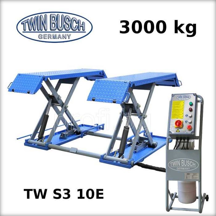 Ножичен подемник 3.0t TWIN BUSCH GERMANY