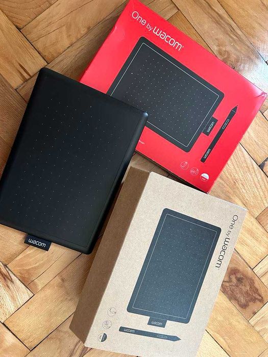 One by WACOM S - графичен таблет; неразличим от нов, пълен комплект