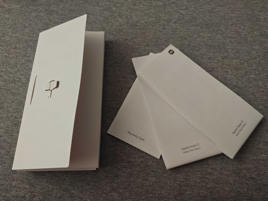 Xiaomi Redmi Note 12 Ice Blue, 4GB RAM, 64GB ROM, 2 huse, 2 folii ecran sticla