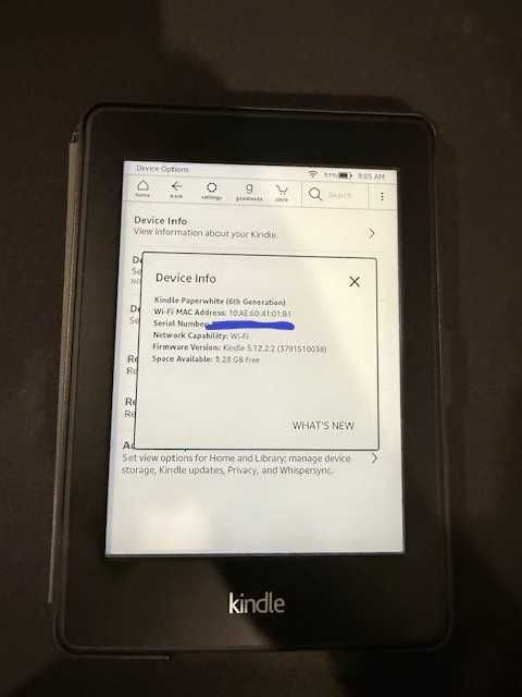 Kindle Paperwhite 6th Generation 4GB Wi-Fi + husă activă