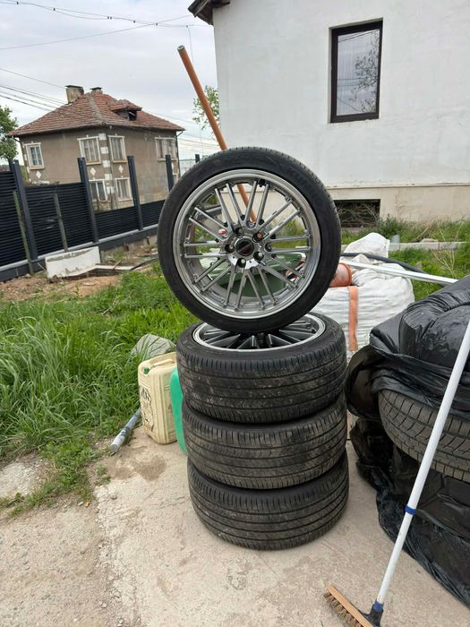 Продавам 18” джанти 5x112 с летни гуми