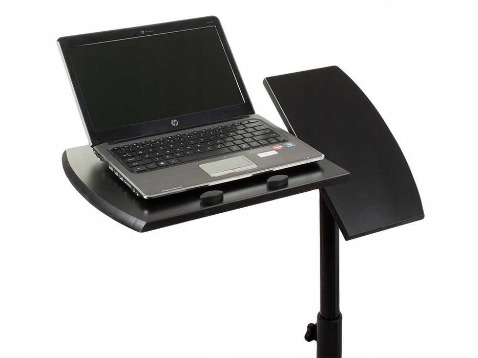 Suport reglabil pentru laptop cu roti si frane birou mobil ajustabil