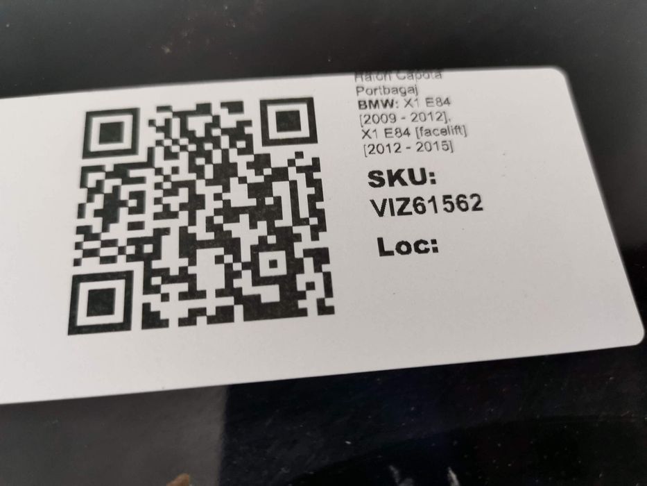 Задно стъкло Капак Багажник БМВ Х1 Е84 [ - ], Х1 Е84 [фейслифт] [ - ]