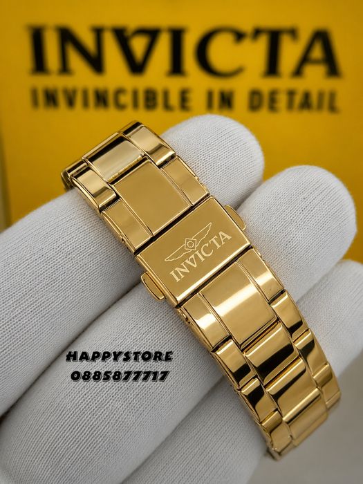 INVICTA Mother of pearl Gold dial 38 mm women, Инвикта нов дамски часовник