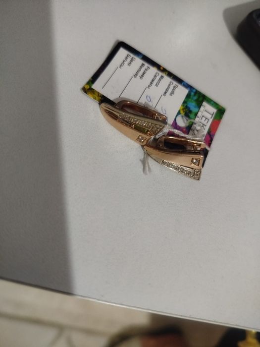 Золото серёжки з