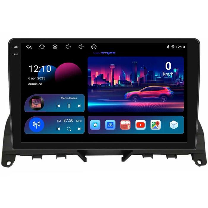 Navigatie Dedicata Mercedes C W204, 9Inch, Bluetooth, WiFi, Carplay