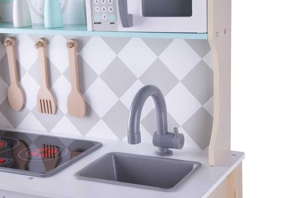 Set bucatarie din lemn, 6 piese, Cuptor, Plita, Microunde, NOU 349 Lei