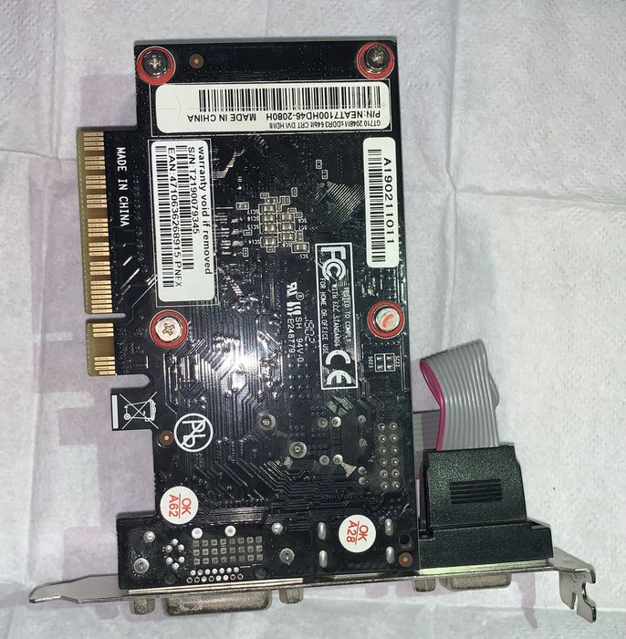 Продается видое карта  GT 710 2гб ddr3