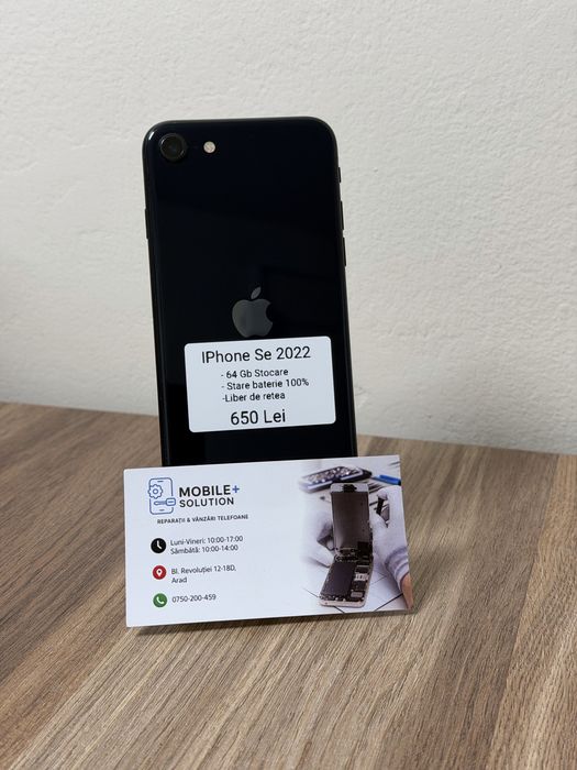 IPhone SE 2022. Garantie 12 Luni