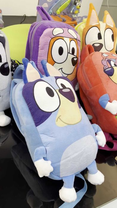 Блуи плюшена раница,  Bluey and Bingo