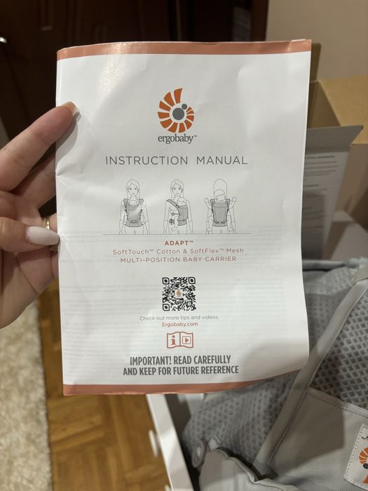 Ergobaby Adapt SoftFlex Mesh – ергономична раница за бебе
