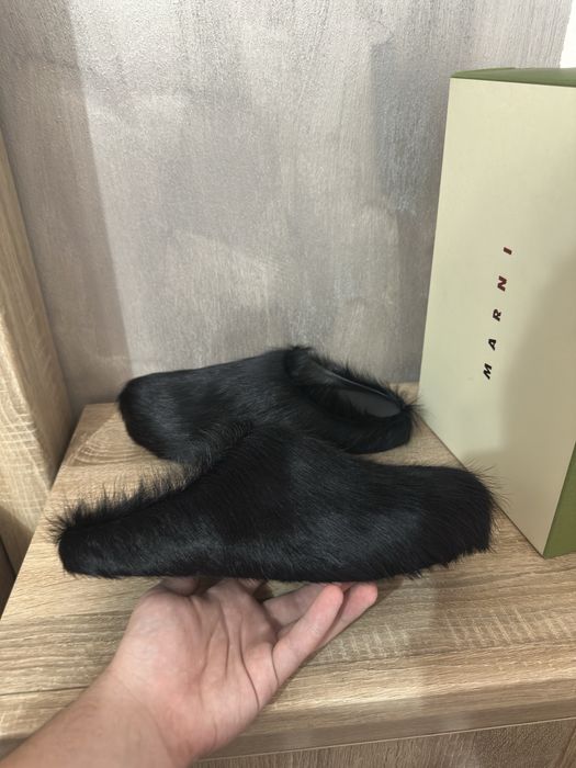 Papuci marni blana neagr