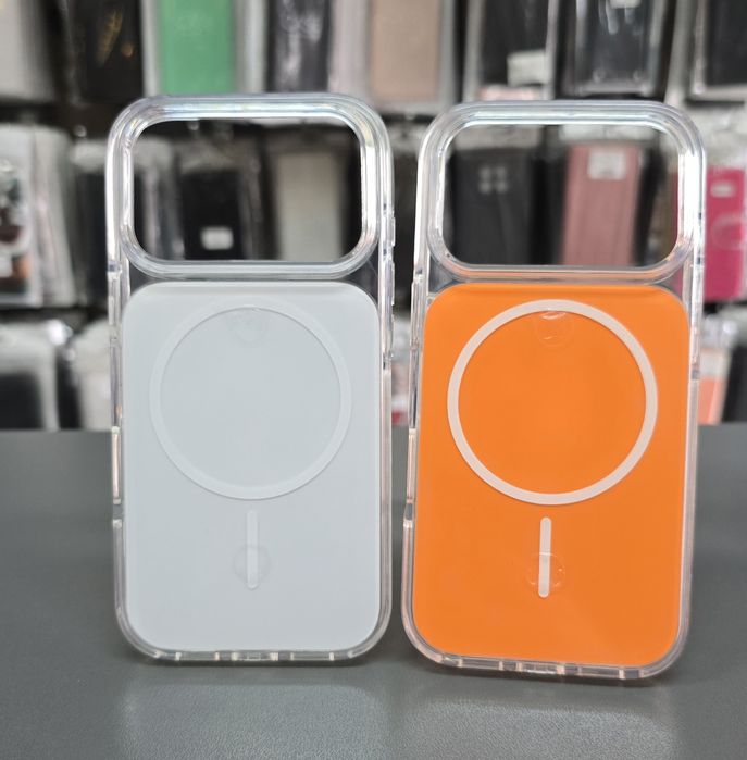 Силиконов гръб/кейс Mag safe за iPhone 17 Pro защита на камера