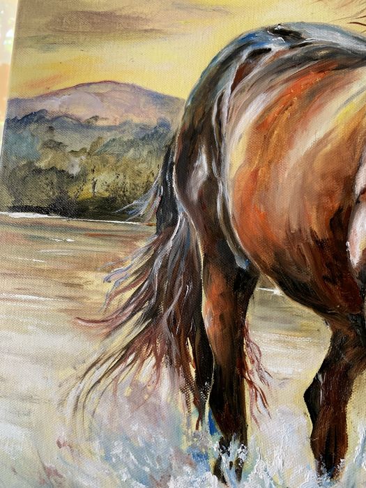 Маслена  живопис. “Ласката на Вятъра