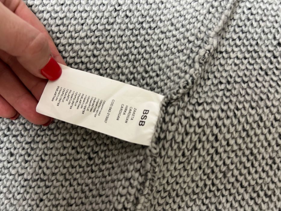 Cardigan lung BSB mar M