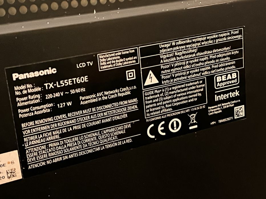 Продавам телевизор Panasonic Viera 55” Smart TV – Full HD, 3D