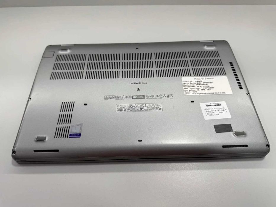 Laptop SH Dell Latitude 5510 i7-10610U 16gb RAM 512gb SSD 15.6 display touchscreen