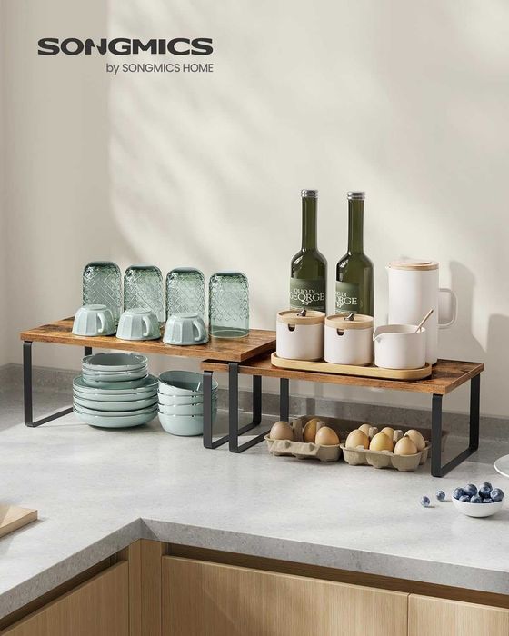 SONGMICS органайзер, Комплект от 2 кухненски етажерки