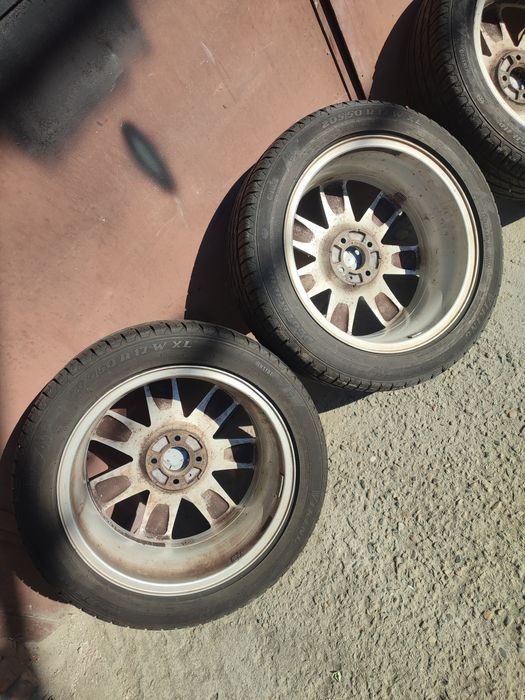 Jante 4x100 R17 Renault Megane 2 cu anvelope vara 205/50/R17