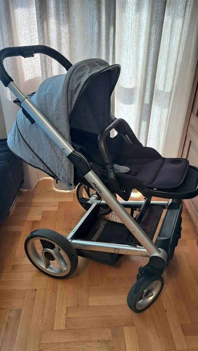 Mutsy I2 Icon детска бебешка количка Sky blue Пълен комплект EVO NIO