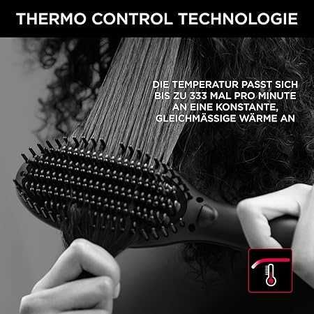 Четка за изправяне Rowenta x Karl Lagerfeld CF582L за всички типове коса