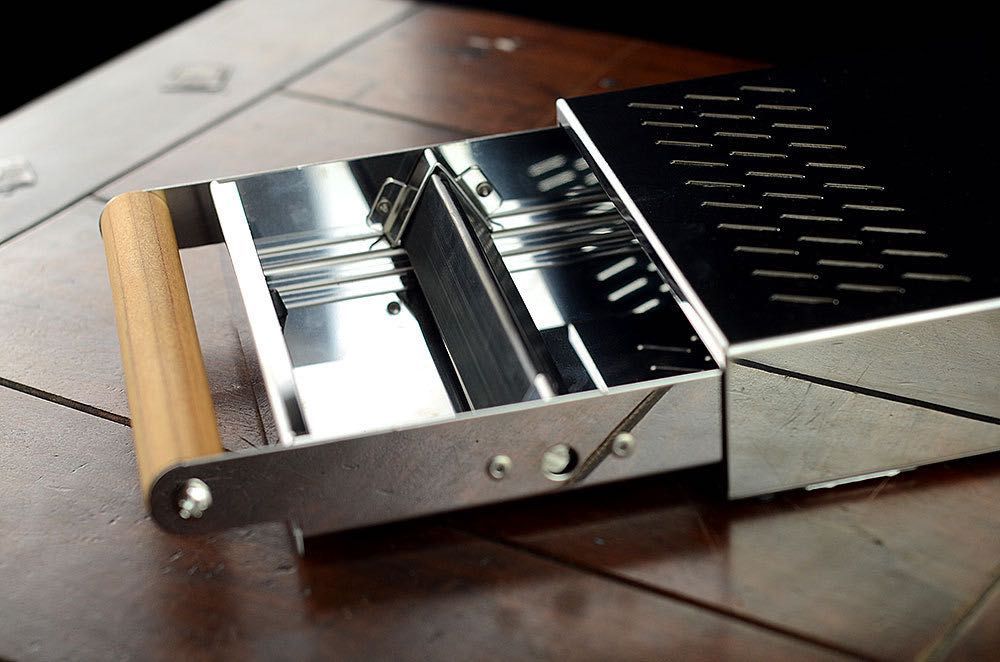 Sertar pentru Saț (de cafea), mini, elegant, INOX