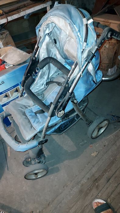 Коляска детская prego + качалка напольная