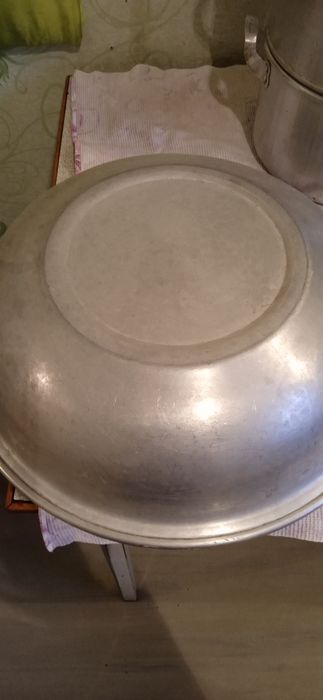 Алюминиевый таз СССР диаметр 44см