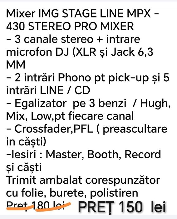 Mixer IMG stage line