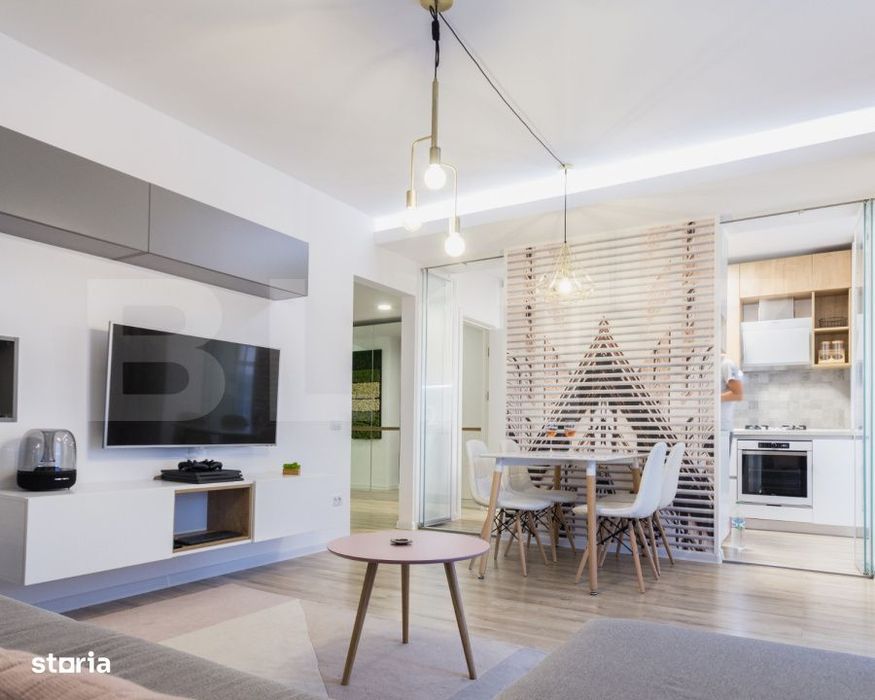 Apartament 2 camere, living cu bucatarie open space, balcon – 59 mp — fotografia 1