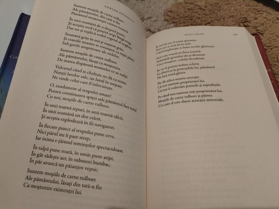 Ultra sentimente Mieii Primi Fântână Somnambula Adrian Păunescu