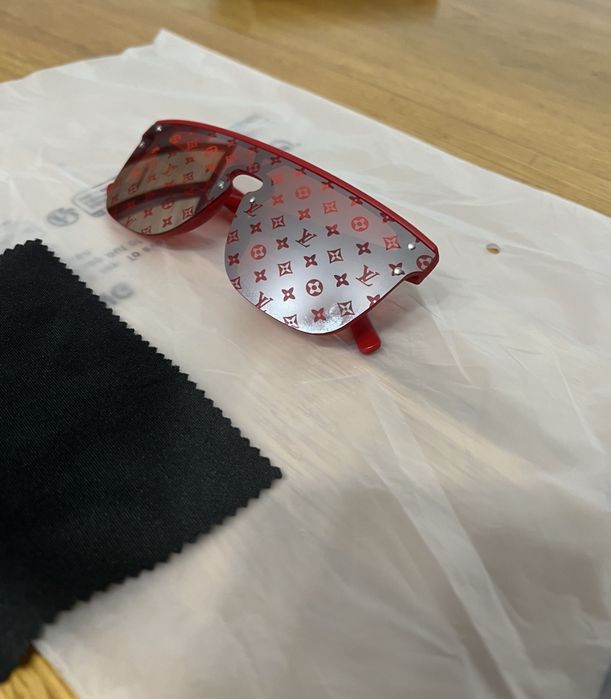 Ochelari De Soare Louis Vuitton Monogram Rosii Unisex