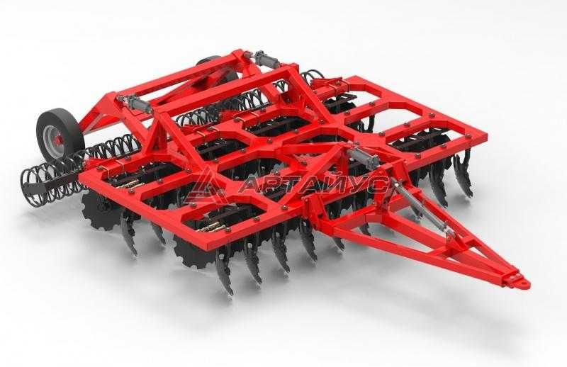 БДМ 4х4(П) Борона дисковая прицепная с планчатым катком