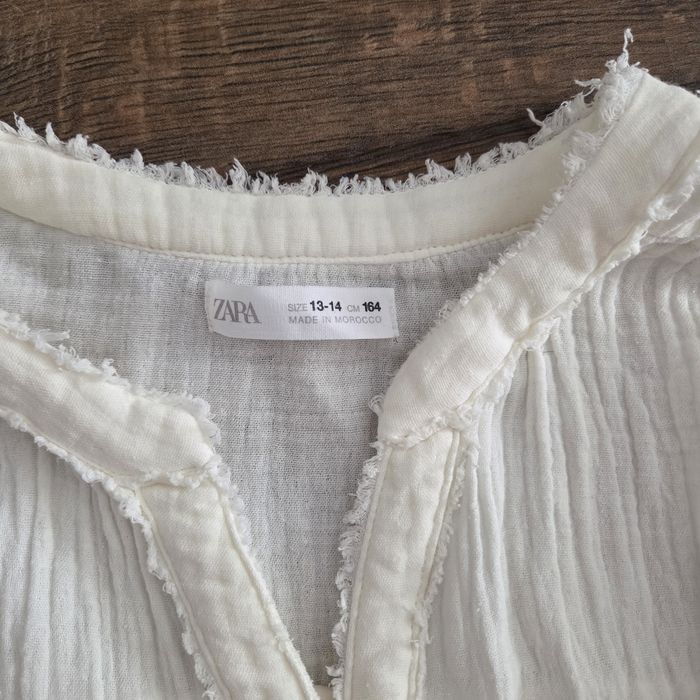 Camasa alba Zara fete mas 164