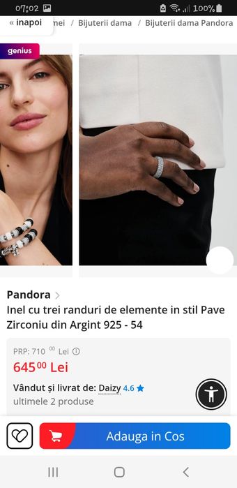 Inel Pandora 925Ale