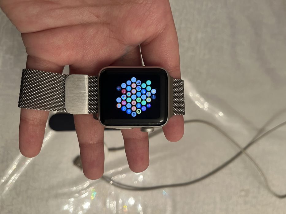 Apple watch series 3,38mm алюминий